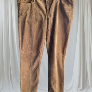 Size 33/40 GAP Tan Corduroy Trousers
